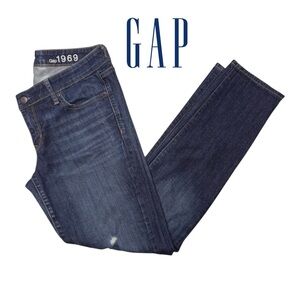 GAP 1969 (EUC) Always Skinny Women’s Lightly Distressed Jeans, Size 10